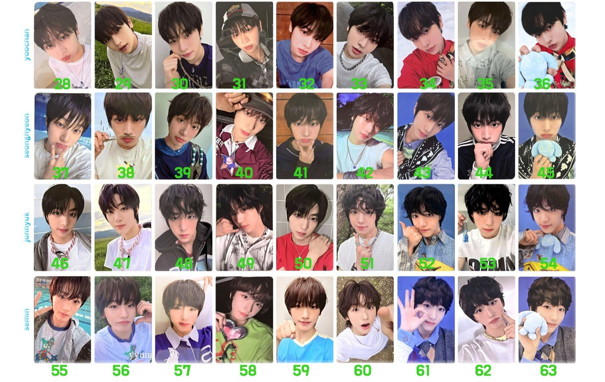 idid newkids デビューメンバーセット トレカ IDID - I did it. Album Official book/ ice camp/dodo PHOTOCARD KPOP