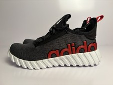 Adidas Big Kid's Kaptir 3.0 Lace-up Sneaker Black/Red Size 5 NEW With Box