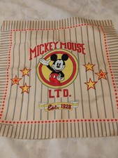 Vintage J.A. Woronowicz Disney Mickey Mouse Bandana NOS Deadstock Walt Disney Co