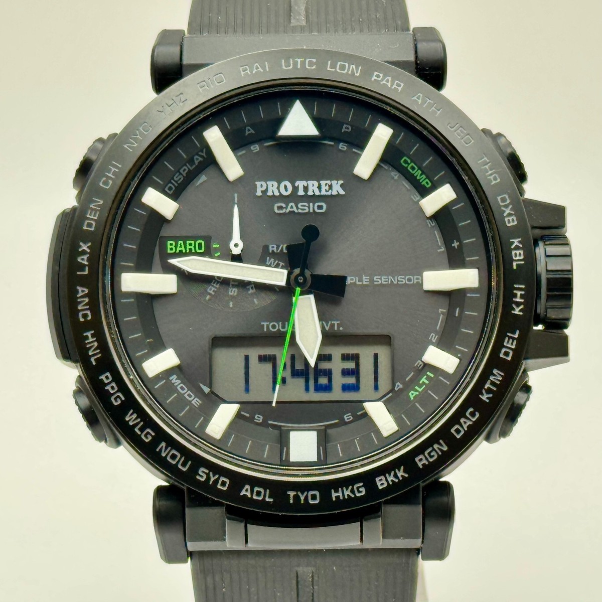 Near Mint CASiO PRO TREK PRW-6621Y-1JF Climber Line Solar Radio 