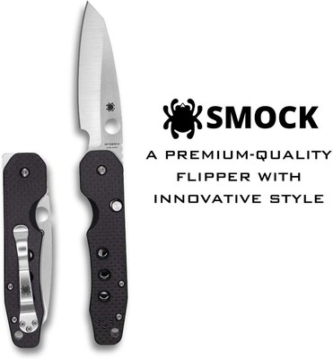 Spyderco C240CFP Smock Carbon Fiber Handle W/s30v Steel Spyderco C240CFP Smock Carbon Fiber Handle W/s30v Steel