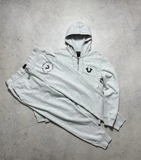 True Religion Track Suit Zip Hoodie  Pants Big Logo Size L