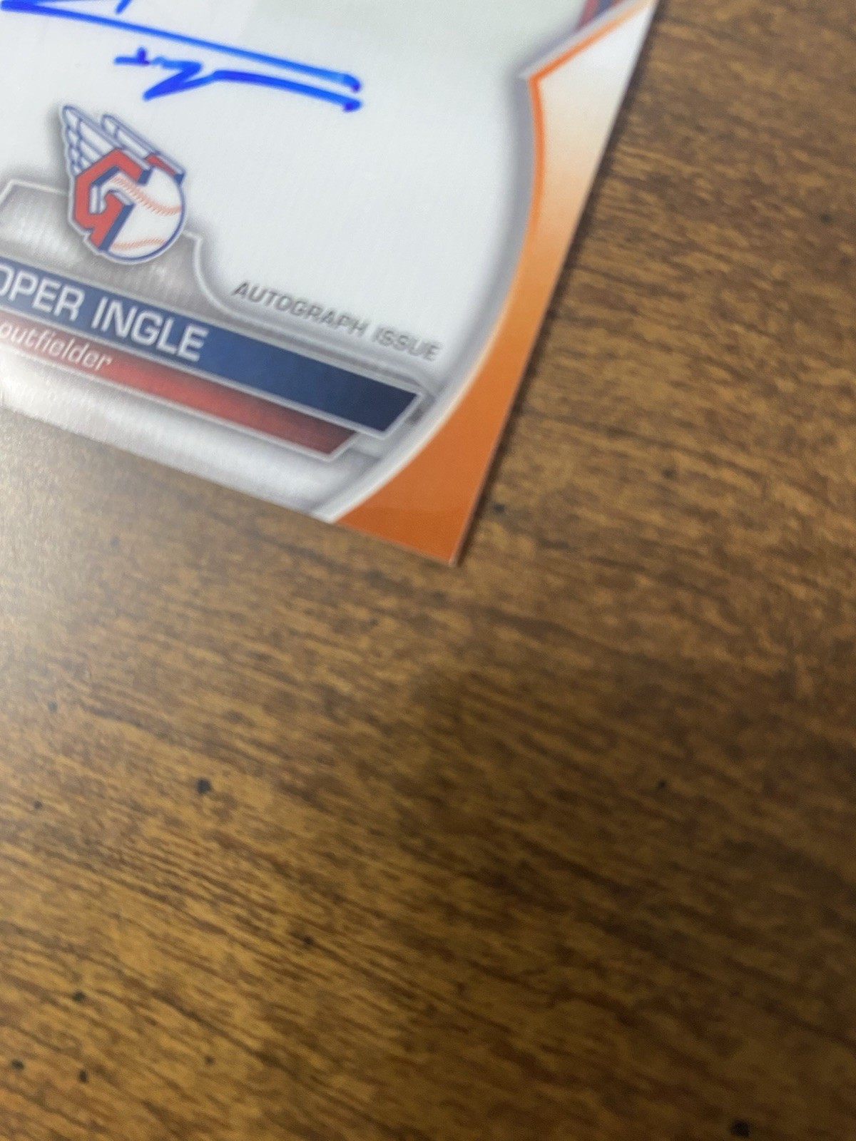 2023 Bowman Chrome Draft 1st Cooper Ingle Auto Orange Wave Refractor/25 view 4
