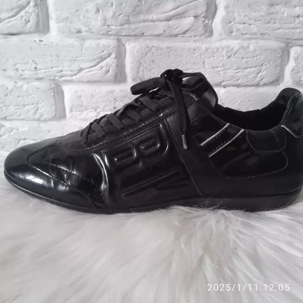 Men Dirk Bikkembergs Heels Black Leather 41.5