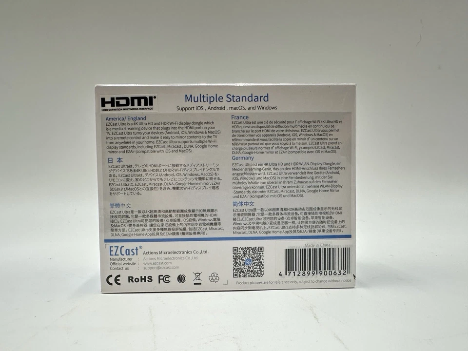 EZCast Ultra U1 4K HDR Universal HDMI Wireless Display Receiver - Image 2 of 4