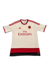 Vintage AC Milan Away Jersey 2014 2015 Adidas Fly Emirates #23 Size Large