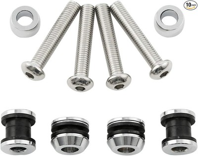 Quick Release kit 52300285 Sissy Bar Detachable Two-Up Luggage Rack chrome#4