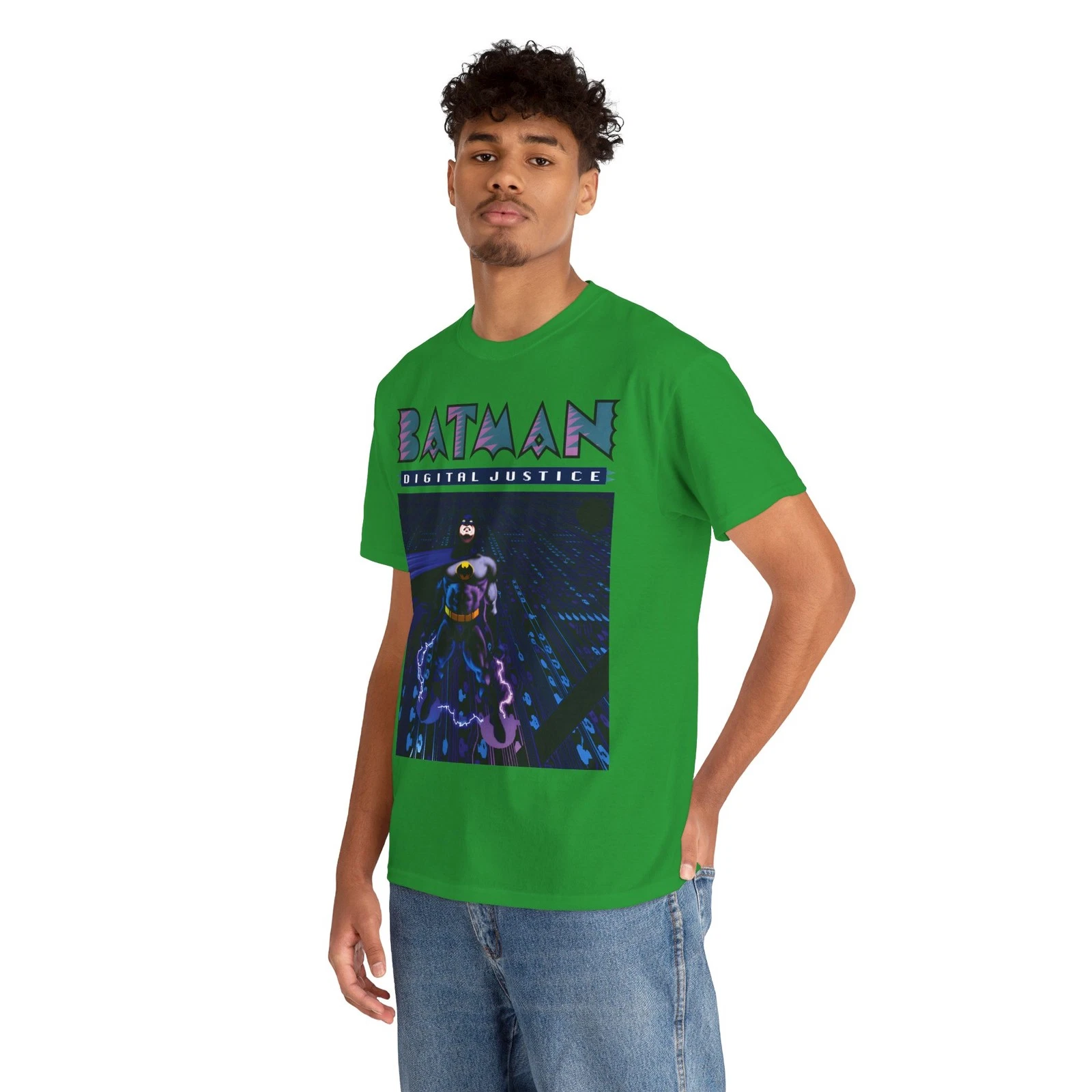 Batman Digital Justice T-Shirt - Pepe Moreno Computer Art - DC Comics