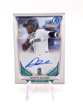2014 Bowman Chrome #BCAP-AW Austin Wilson AUTO