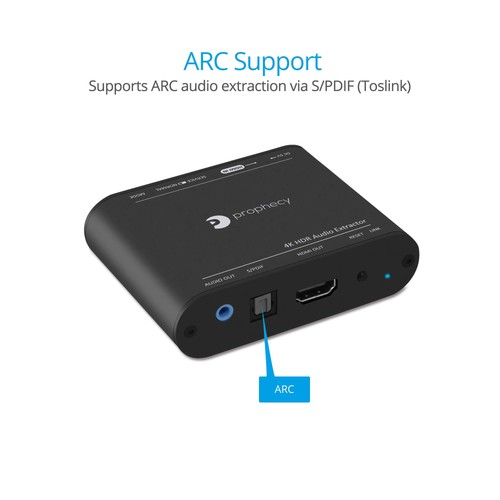 Prophecy HDMI 2.0 Estrattore Audio Convertitore e Ripetitore, HDMI a Ottica Tosli... - Foto 6 di 9