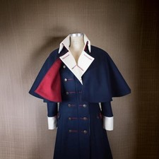 Men's inverness regency and military cape greatcoat