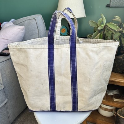 60s llbean 筆記体タグ boat and tote vintage Vintage 60s 70s LL Bean Boat & Tote Purple Canvas Bag Script Tag