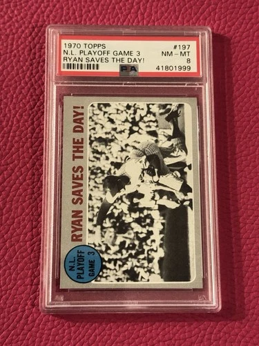 1970 Topps Nolan Ryan #197 PSA 8 NM-MT NL Playoffs Angels Vintage