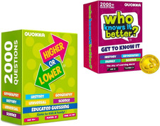 Fun Trivia  Science Card Games   2,000 Questions for Family Learning