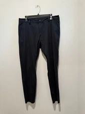 Rhone Commuter Jogger Pants Mens 34x28 Black Ankle Zip Golf Performance