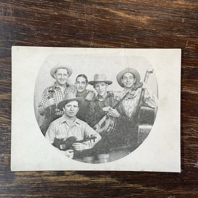 Bluegrass Band Photo Postcard