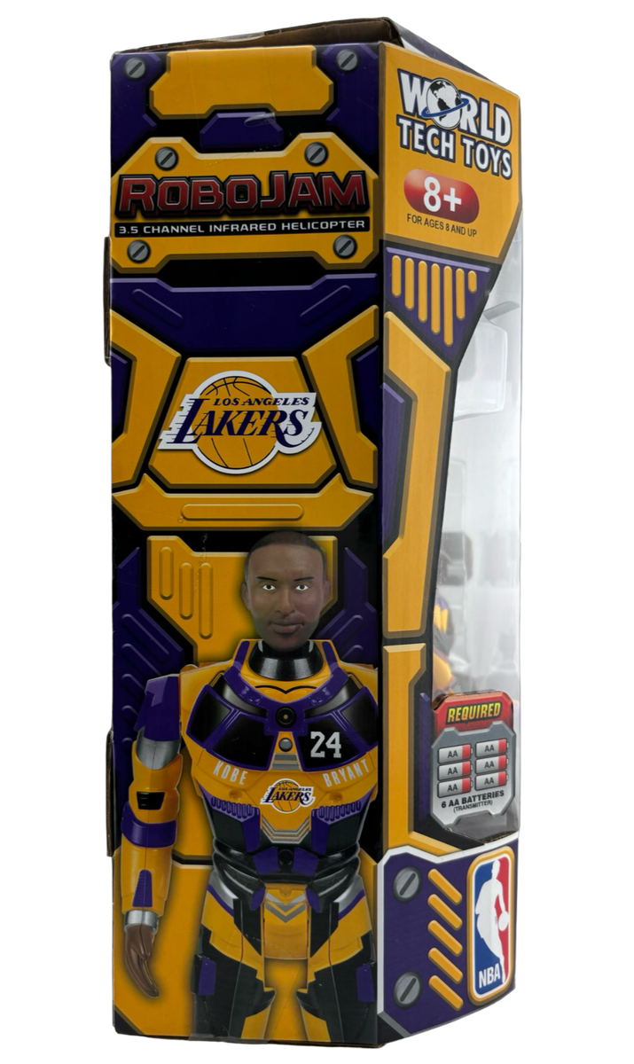 Kobe Bryant NBA RoboJam 3.5 Channel Infrared Helicopter Figure