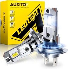 AUXITO H7 Bulbs, 900 h7ll LED Super Bright, Mini Size, Plug N Play, Long Lifesp