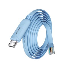 USB to RJ45 Console Cable, 10FT USB Serial Adapter, RS232 Serial Cable for Sw...