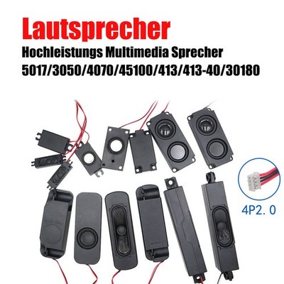 Speaker 4 Ohm/8 Ohm|2W 3W 5W 10W |4Pin Werbung LCD TV  Lautsprecher Rechteckiger
