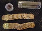 1 Roll Of 50 Silver Mercury Dimes 90% Silver Mixed Years In Tube FREE SHIPPING