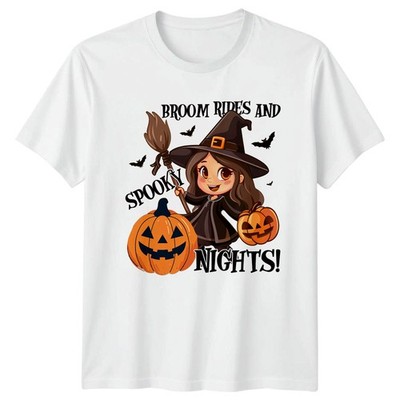 Besenfahrten und gruselige Nächte Damen T-Shirt Hexe Halloween Geschenk für Sie