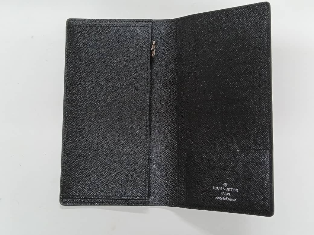 Louis Vuitton Monogram Eclipse Brazza Canvas Long… - image 4