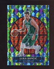 Auction #1 2020-21 Mosaic Stained Glass #9 Luka Doncic Mavericks SSP CASE HIT