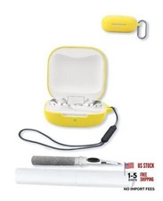 Case for SHOKZ OpenFit Air - Open-Ear Headphones,Soft Protective, Yellow
