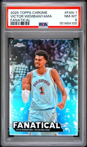 2025 Topps Chrome Victor Wembanyama Base (RAW)