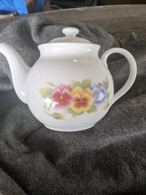 CORELLE COORDINATES SUMMER BLUSH VINTAGE TEAPOT VGUC FREE USA SHIPPING