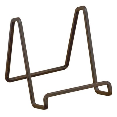 4-Inch Metal Mahogany Painted Square Kitchen Book Holder/Stand, Wire Mini Eas...