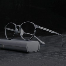TR90 Round Reading Glasses Transition/Photochromic in grey Sunglasses Readers