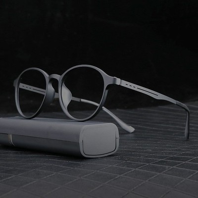 TR90 Round Reading Glasses Transition/Photochromic in grey Sunglasses Readers