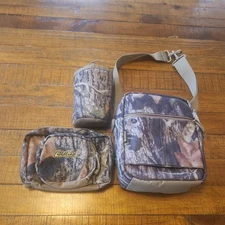 Fieldline Moss Oak Break Up Gear Bag ,  Pouch , And Bottle Holder Woodland Camo