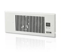 VEVOR Register Booster Fan, Fits 4" x 12" Register Holes, White-NOB