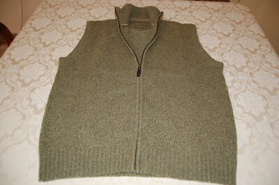 Lda Life, Herren Ärmellos, Grün, Reine Wolle, Gr. M, Neu