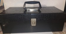 Lot of 24 8-Track,  Carrying Case Black Faux Leather Alligator In Original Box