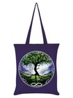 Tote Bag Spiritual Tree Of Life Purple 38x42cm