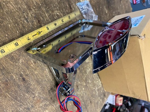 LED Taillight / License Plate Fender Mount – For Harley Custom Build Chopper – Drag Specialties