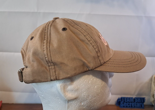 Women's FT. DIX US ARMY embroidered pink/ brown Ball Cap Strapback - Picture 3 of 15