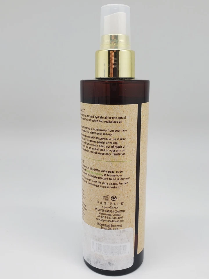 Bruma facial vegana con infusión de cáñamo 6,8 fl oz set de preparación e hidrata peso ligero Foto 3 de 3