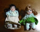 Doll House Twin Bisque Dolls — photo 3