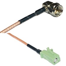 RG316 F MALE ANGLE to Avic Green Pioneer Jack RF Cable Rapid-SHIP LOT