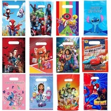 ALL Themed Kids Cartoon Birthday Party Gift Bags Party Favor Loot Candy Bags x10