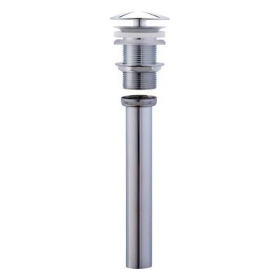 Duravit 0050381092 Slotted waste 80mm sink drain with tail piece 005038 chrome