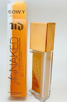 Urban Decay Stay Naked #60WY Weightless Liquid Foundation - 30ml/ 1oz - NIB
