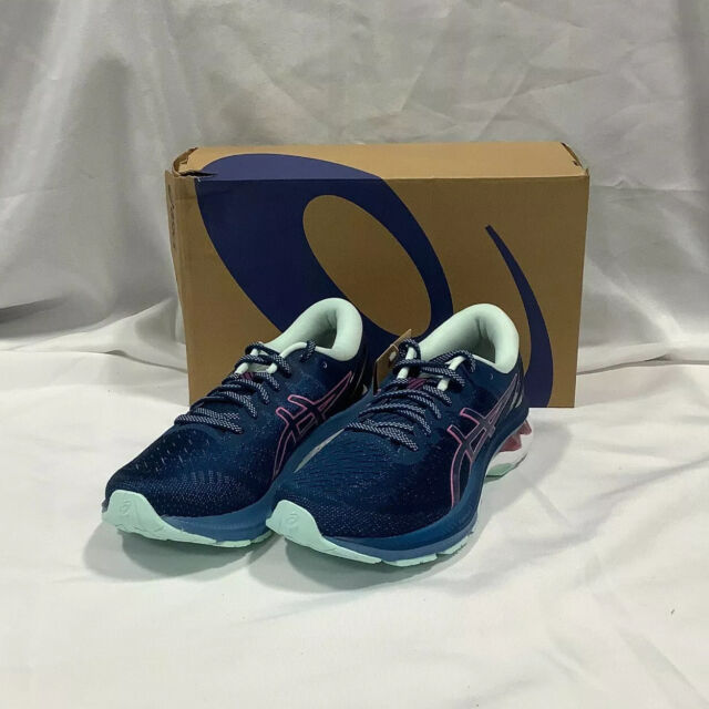 asics gel kayano 27 mako blue hot pink