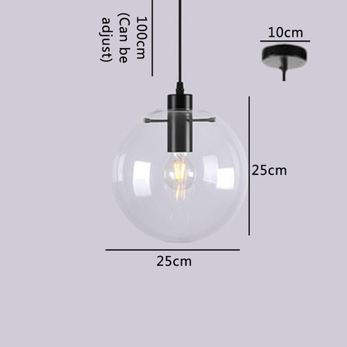 Kitchen Lamp Home Pendant Light Glass Ceiling Lights Bar Chandelier Lighting - Picture 14 of 18