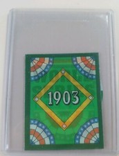 1991 Score World Series Trivia Inserts #39 The First Ever Boston Red Sox Card